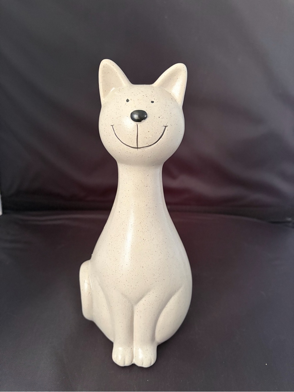 Sagebrook Home Cat Whimsical Stoneware Figurine